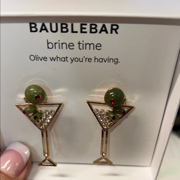 COPY - BaubleBar Olive Martini Earrings - Picture 6 of 6